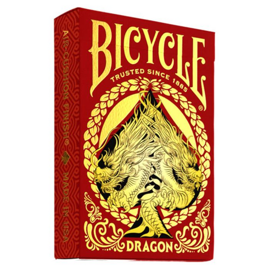 BICYCLE PLAYING CARDS DRAGON RED