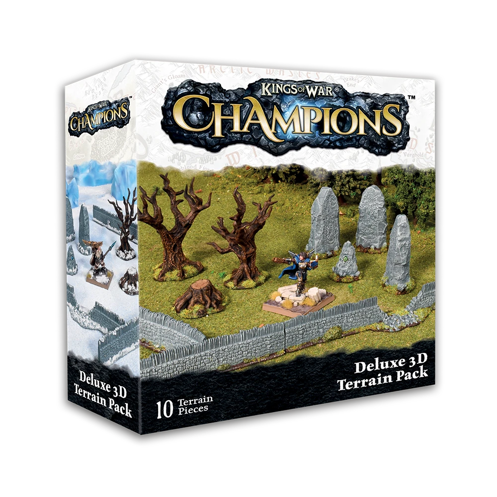 KINGS OF WAR CHAMPIONS DELUXE 3D TERRAIN PACK