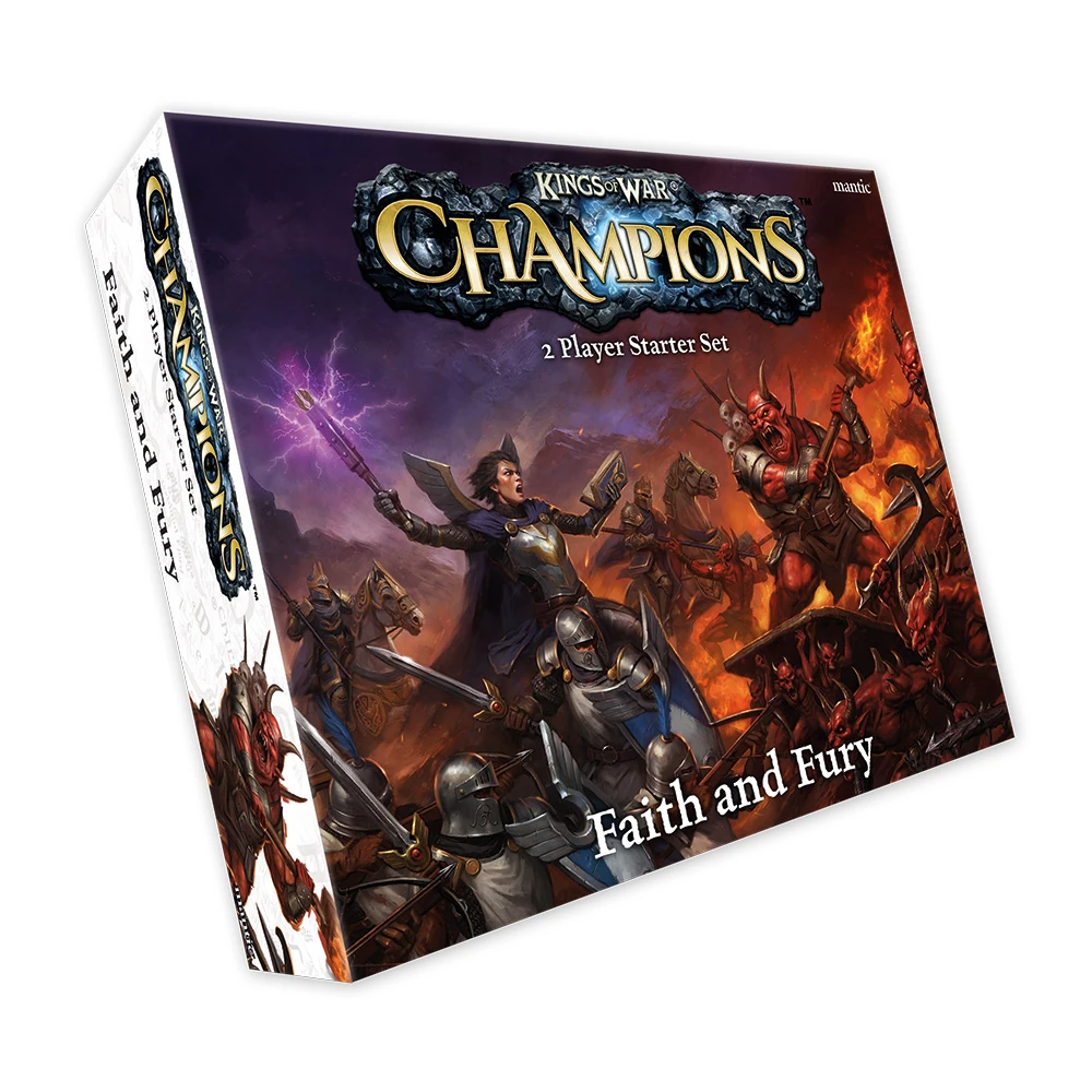 KINGS OF WAR CHAMPIONS FAITH AND FURY TWO PLAYER BOXED SET