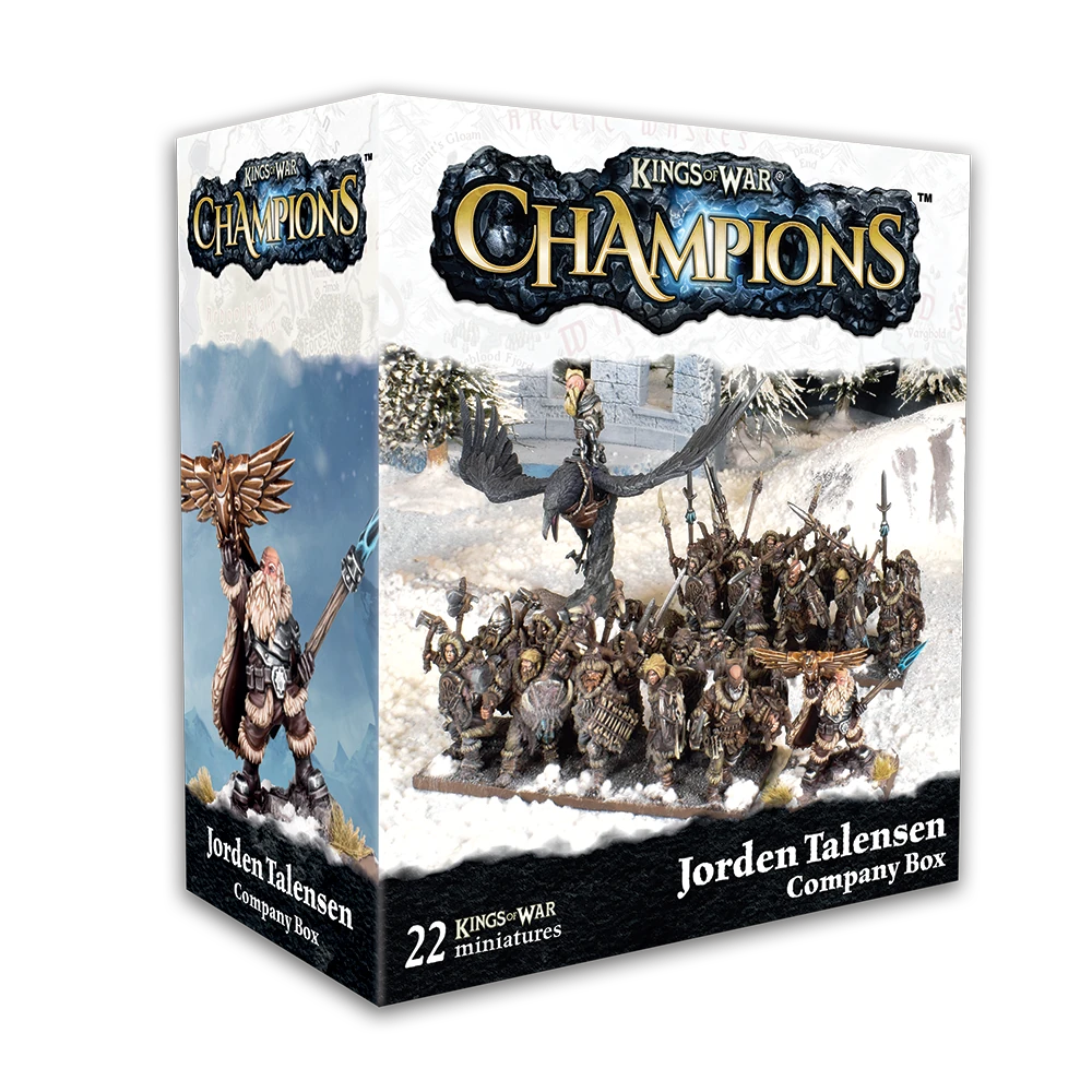 KINGS OF WAR CHAMPIONS JORDEN TALENSEN COMPANY BOX