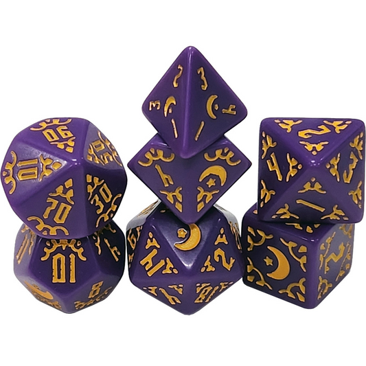 EBON TIDES DICE SET
