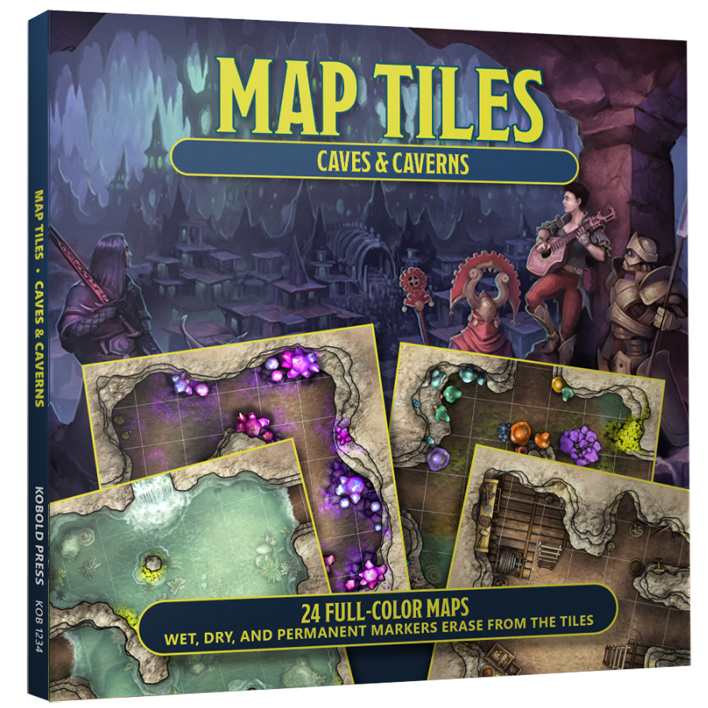 MAP TILES: CAVES & CAVERNS – Games and Stuff