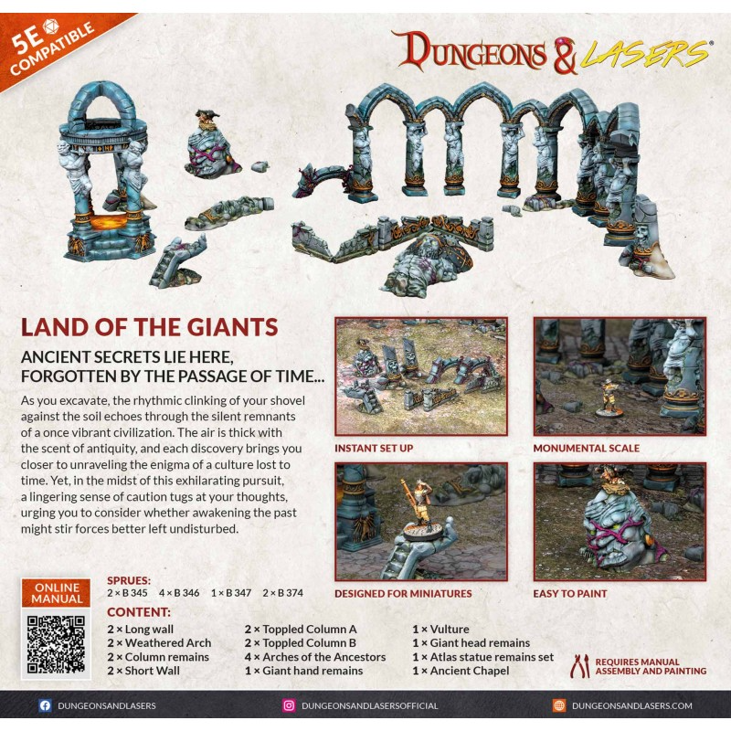 DUNGEONS & LASERS LAND OF THE GIANTS
