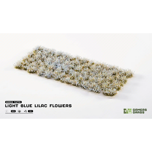 GAMER'S GRASS LIGHT BLUE LILAC FLOWERS
