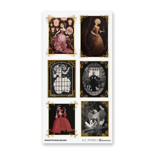 GOTHIC TALES STICKER SHEET