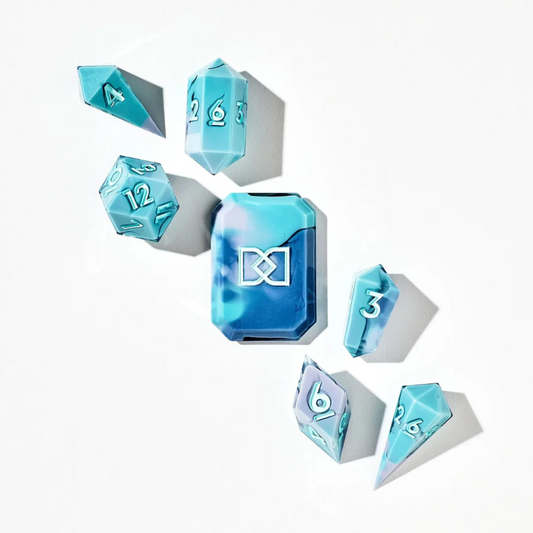 DISPEL MARBLE SODA 7PC JEWEL DICE SET