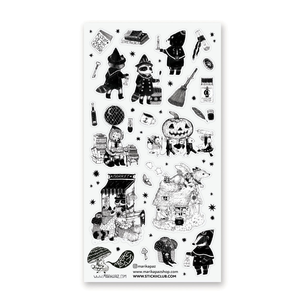 STORYBOOK HALLOW'S EVE STICKER SHEET