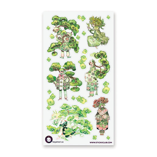 BONSAI BEAUTIES STICKER SHEET