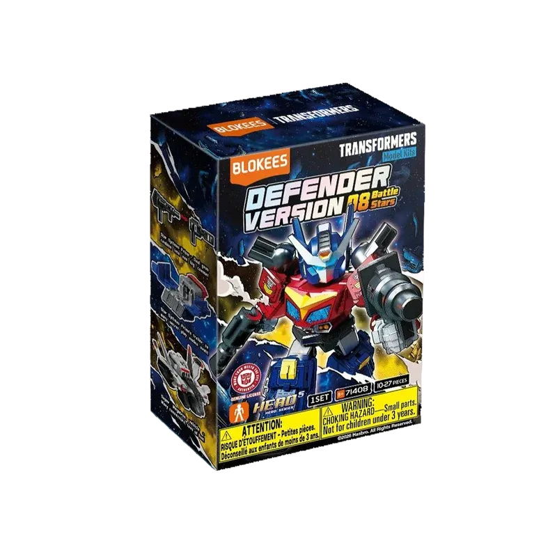 TRANSFORMERS BLOKEES DEFENDER VERSION 08 BATTLE STARS BLIND BOX