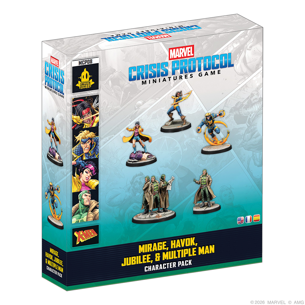 MARVEL CRISIS PROTOCOL - MIRAGE, HAVOK, JUBILEE, & MULTIPLE MAN CHARACTER PACK