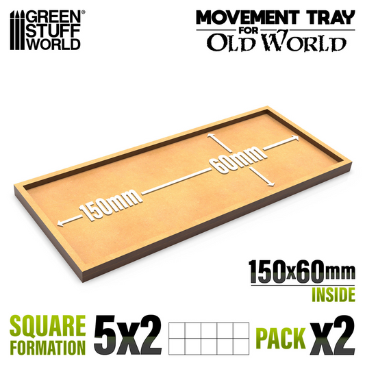 GSW MOVEMENT TRAY 60MM x 150MM