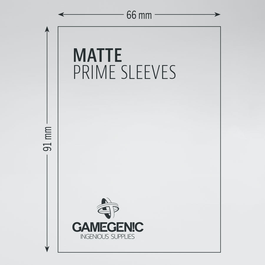GAMEGENIC MATTE Prime Sleeves Blue (ECO)