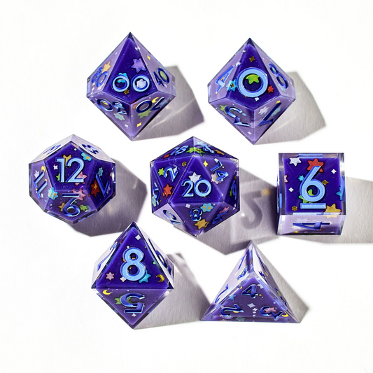 DISPEL METEOR SHOWER 7PC DICE SET