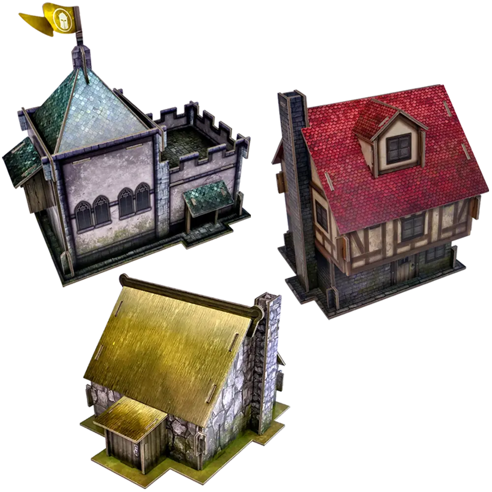 TERRAIN CRATE BATTLEFIELDS: VILLAGE BUILDINGS PACK