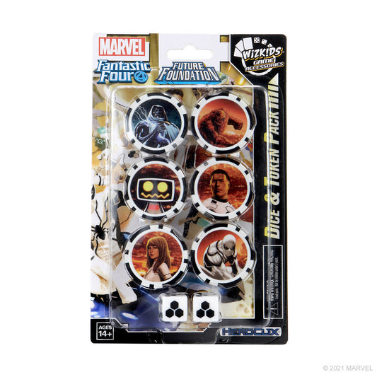 HEROCLIX FANTASTIC FOUR FUTURE FOUNDATION DICE AND TOKEN PACK