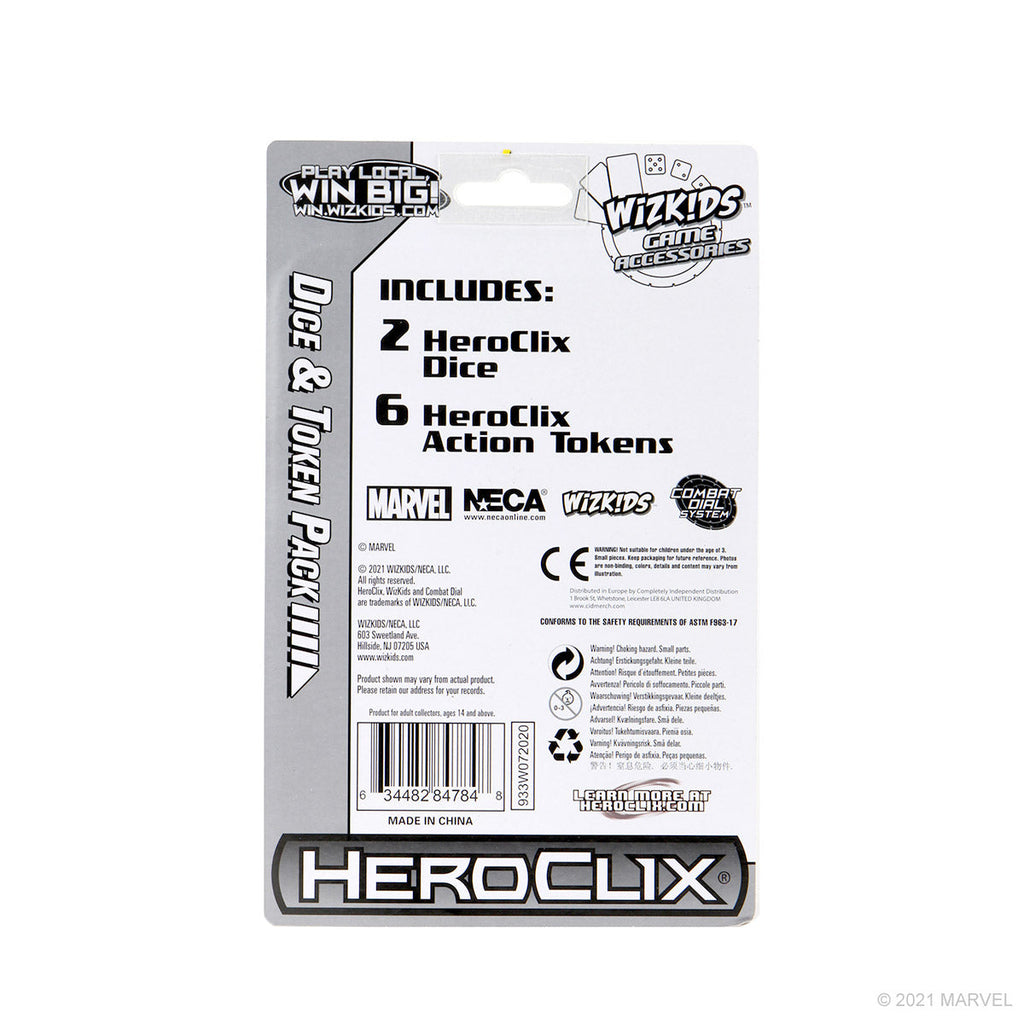 HEROCLIX FANTASTIC FOUR FUTURE FOUNDATION DICE AND TOKEN PACK