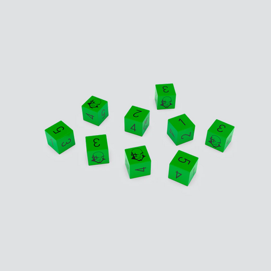 COWBOY BEBOP RPG DICE SET: JET BLACK