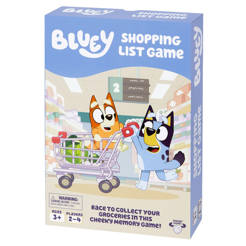 BLUEY SHOPPING LIST GAME