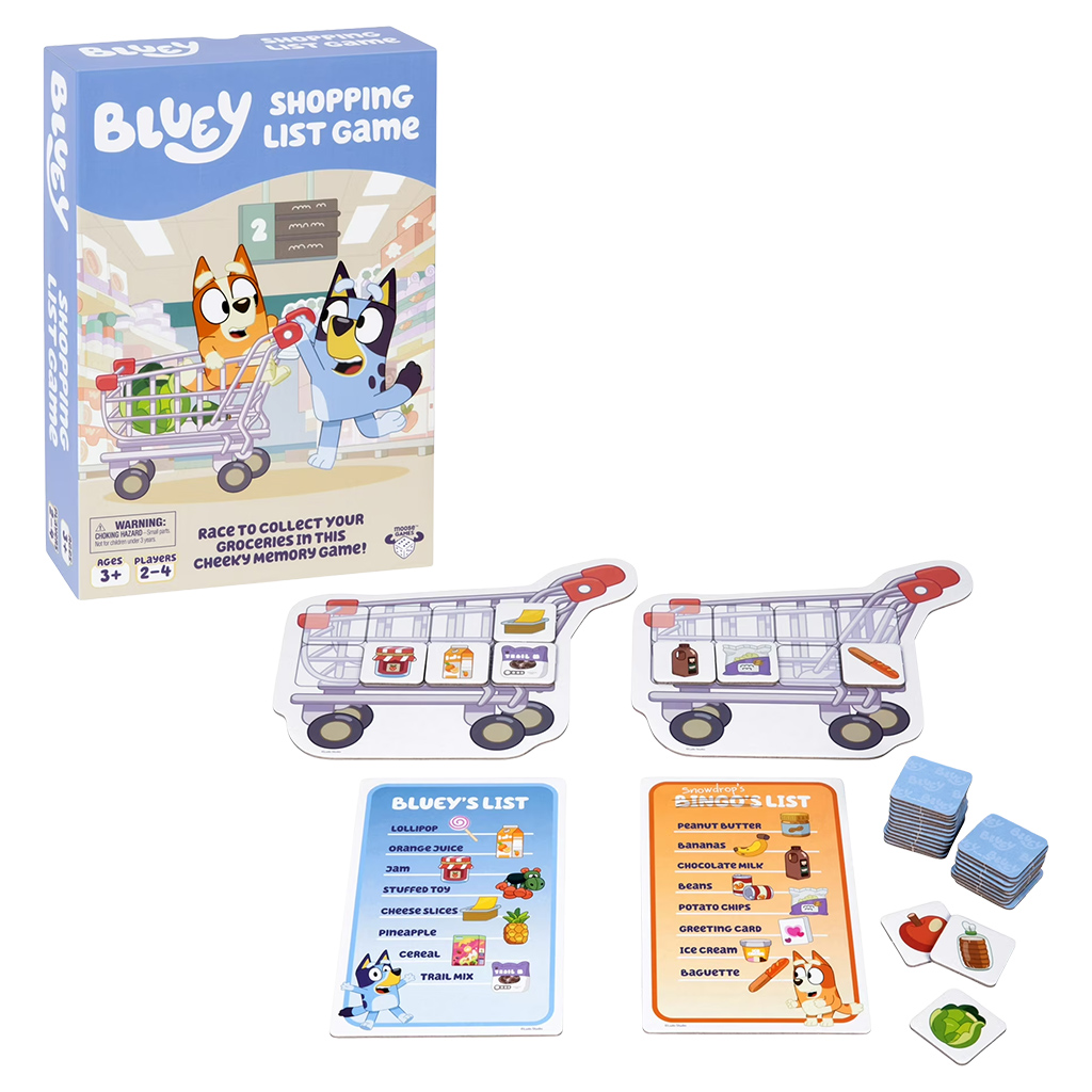 BLUEY SHOPPING LIST GAME
