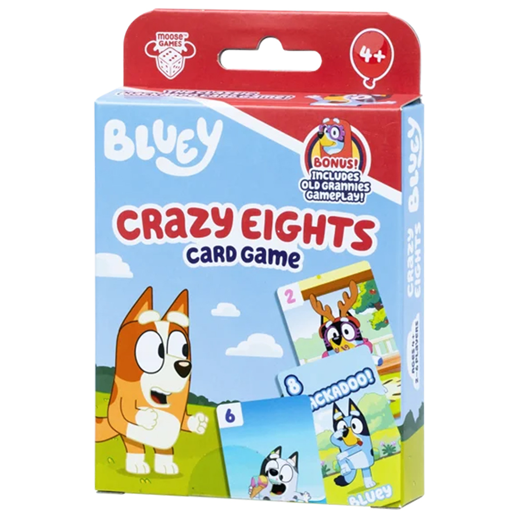BLUEY CRAZY EIGHTS CARD GAME