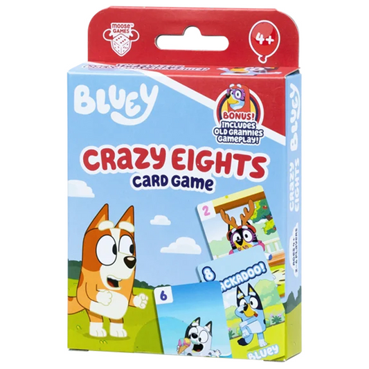 BLUEY CRAZY EIGHTS CARD GAME