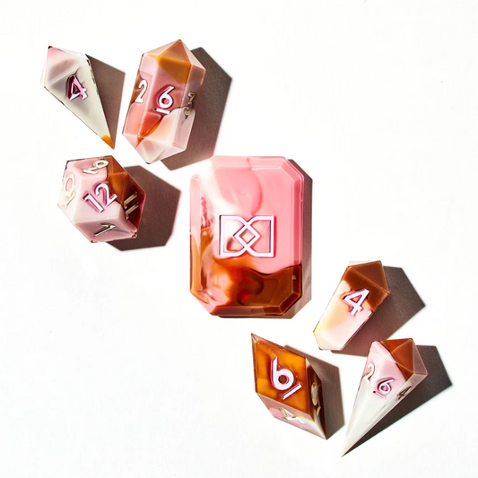 DISPEL NEAPOLITAN SUNDAE 7PC JEWEL DICE SET