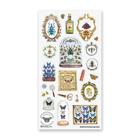 ENTOMOLOGY COLLECTION STICKER SHEET