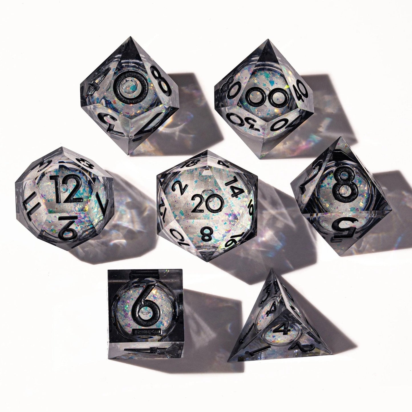 DISPEL OBSCURA 7PC LIQUID CORE DICE SET