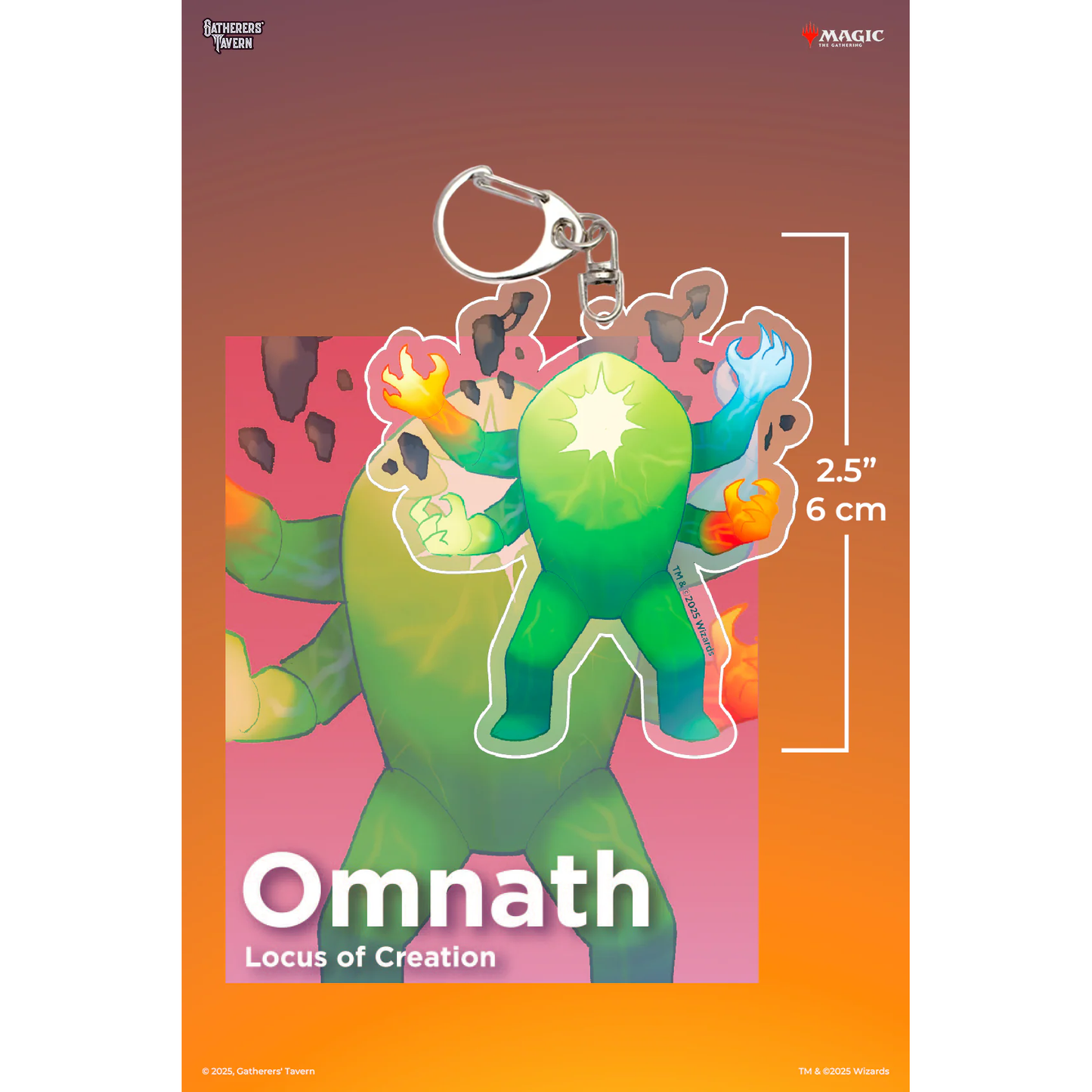 MTG COMMANDERS ACRYLIC KEYCHAIN