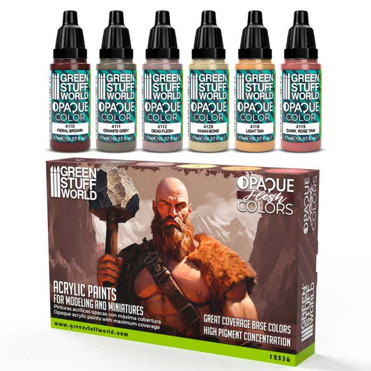GSW OPAQUE FLESH COLORS PAINT SET