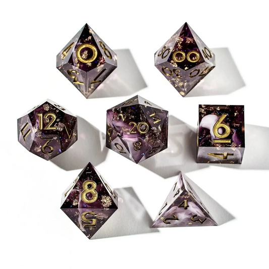DISPEL ORCHID DUST 7PC DICE SET