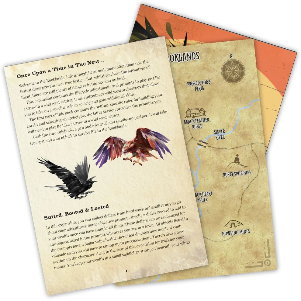 BE LIKE A CROW - FISTFUL OF FEATHERS