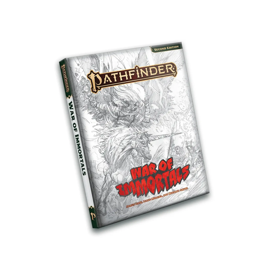 PATHFINDER 2E WAR OF IMMORTALS SKETCH COVER
