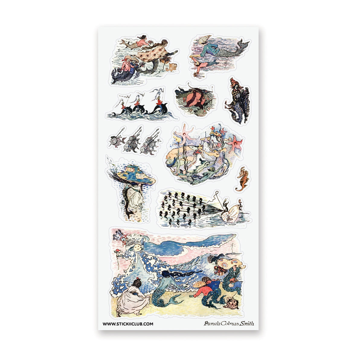 SEA TALES & SIRENS STICKER SHEET