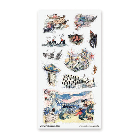 SEA TALES & SIRENS STICKER SHEET