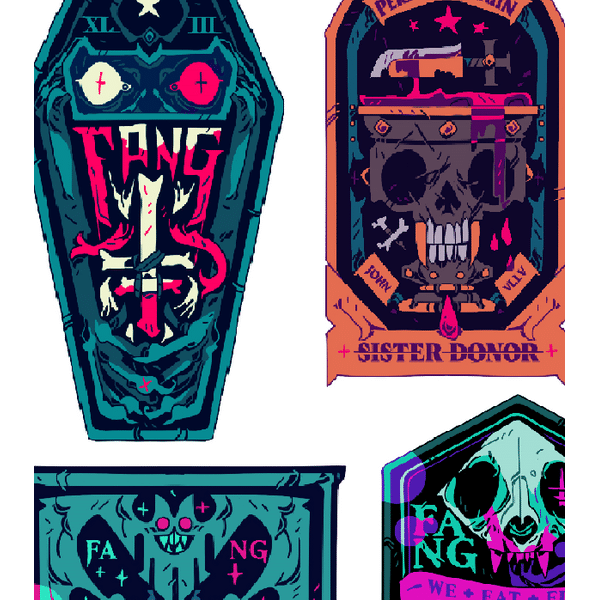 EAT THE REICH RPG CLOTH PATCH BUNDLE PACK