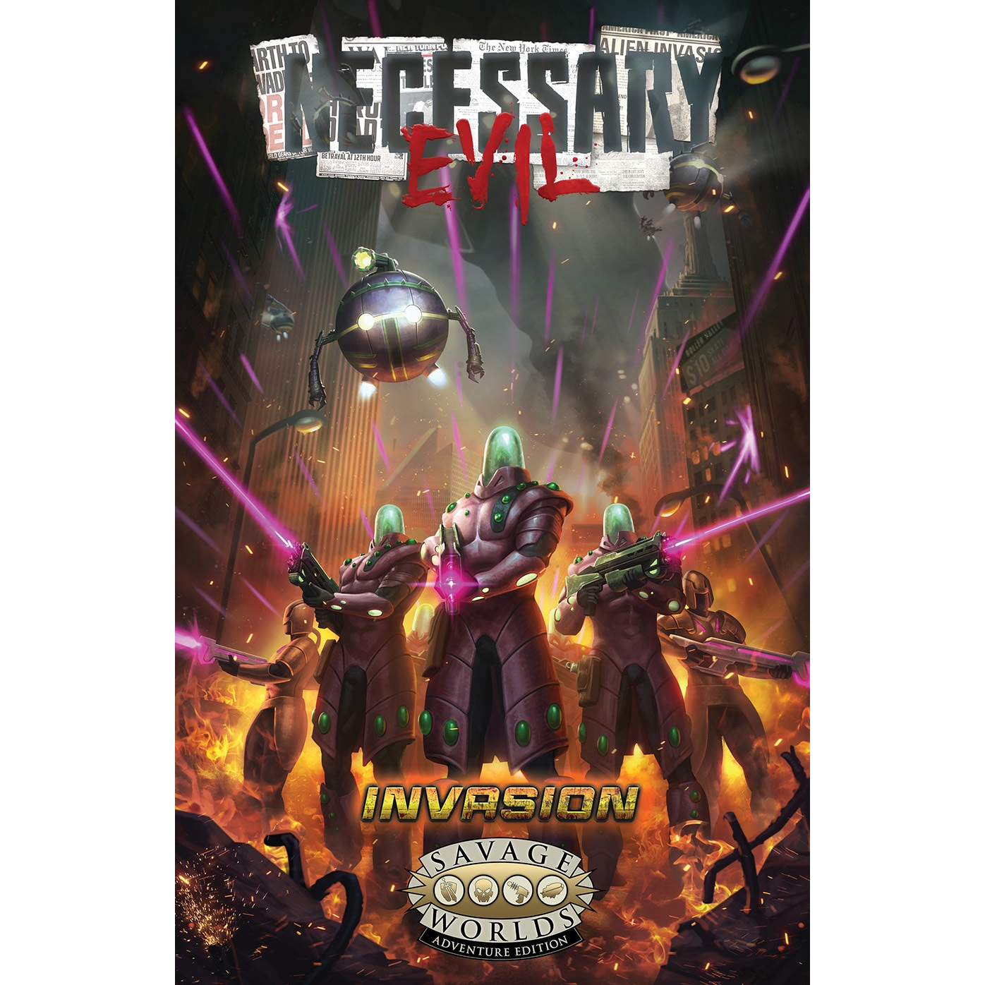 SAVAGE WORLDS: NECESSARY EVIL INVASION