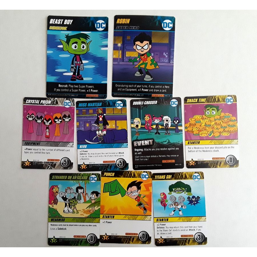 TEEN TITANS GO! DECK BUILDING GAME
