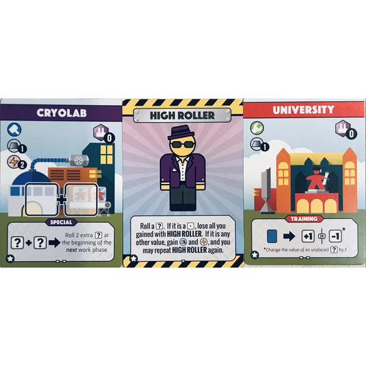 FANTASTIC FACTORIES: PROMO CARDS PACK 1