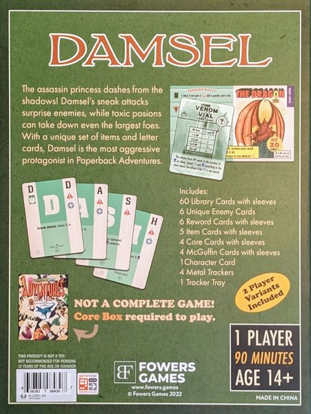 PAPERBACK ADVENTURES: DAMSEL