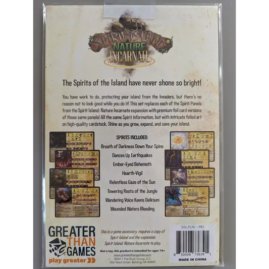 SPIRIT ISLAND NATURE INCARNATE FOIL PANELS