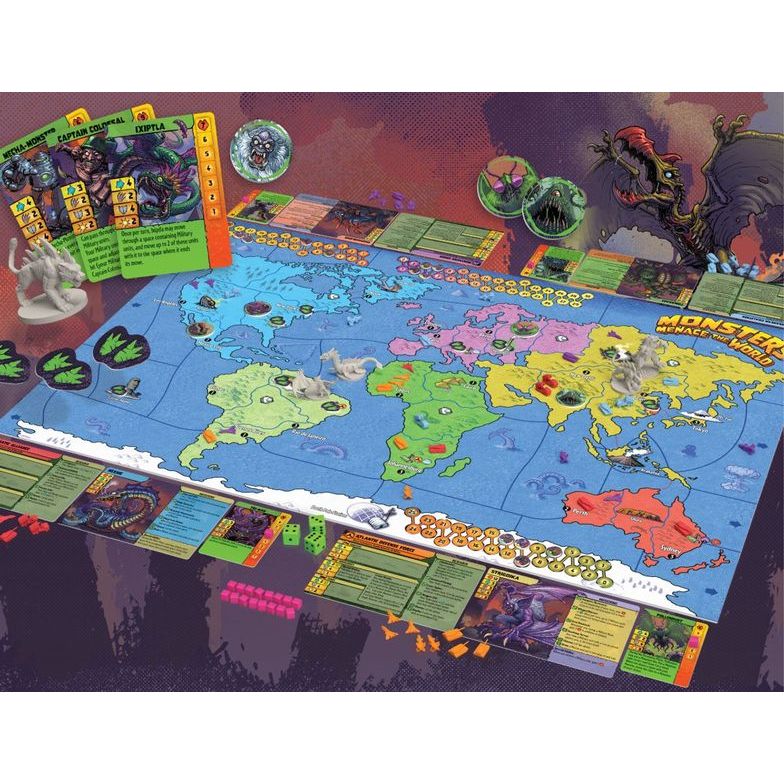 MONSTERS MENACE THE WORLD