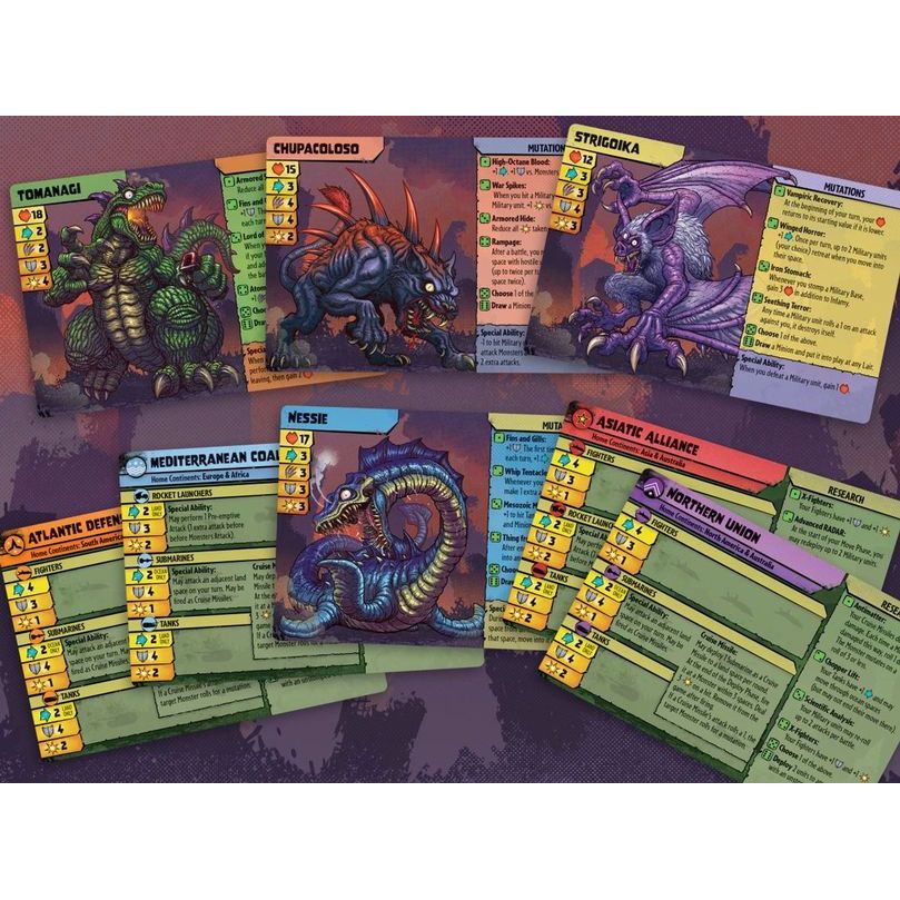 MONSTERS MENACE THE WORLD