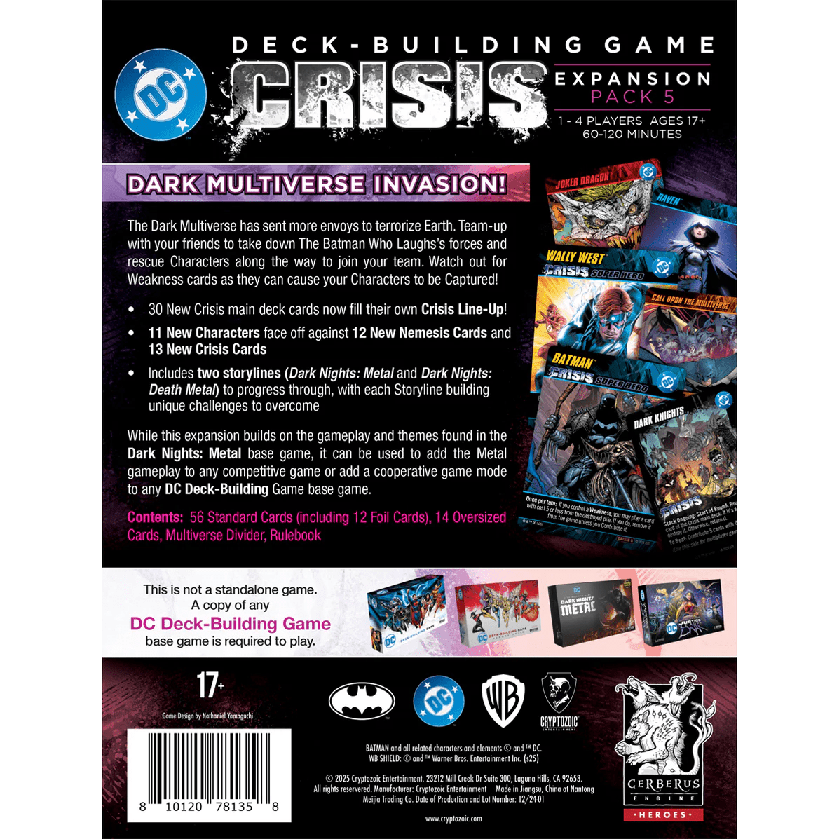 DC COMICS DECKBUILDING: CRISIS 5 - DARK NIGHTS DEATH METAL