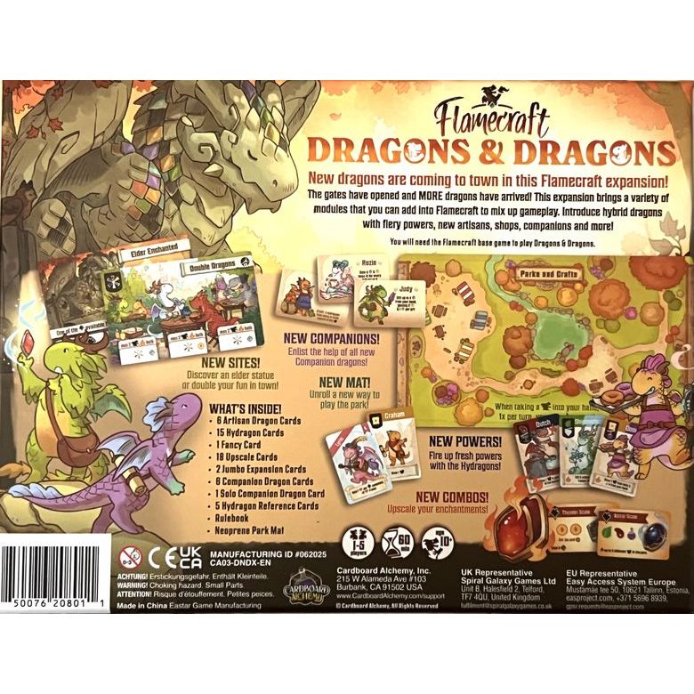 FLAMECRAFT DRAGONS & DRAGONS EXPANSION