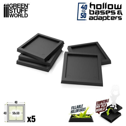 GSW 50MM HOLLOW SQUARE BASES