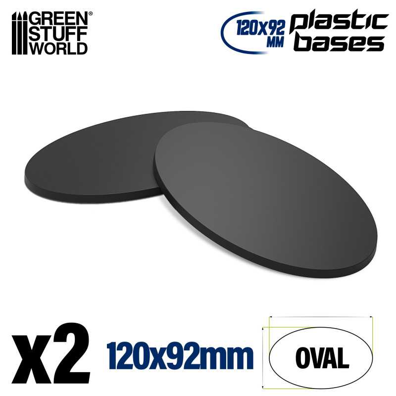 GSW 120x92 MM OVAL BASE (2 PACK)