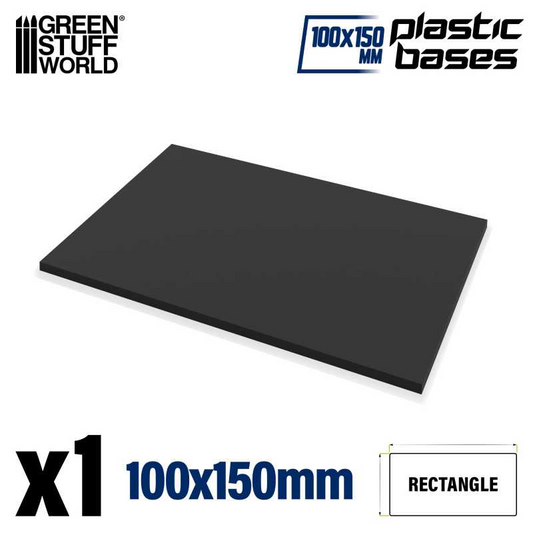 GSW PLASTIC RECTANGLE BASE 100mm x 150mm