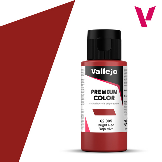 VALLEJO PREMIUM COLOR BRIGHT RED 60ml