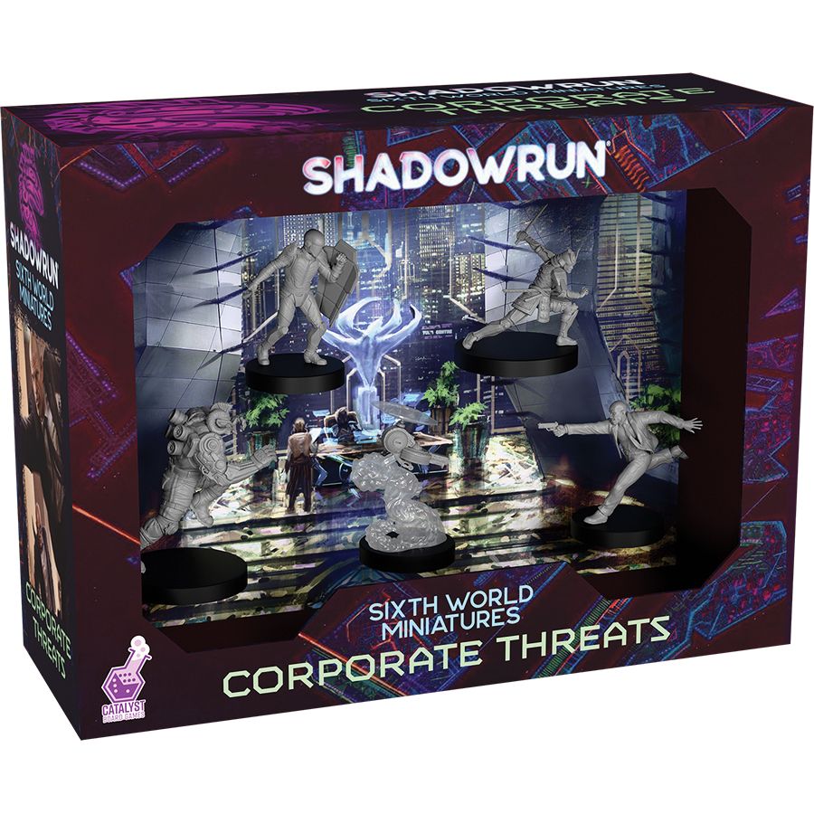 SHADOWRUN CORPORATE THREATS MINIATURES